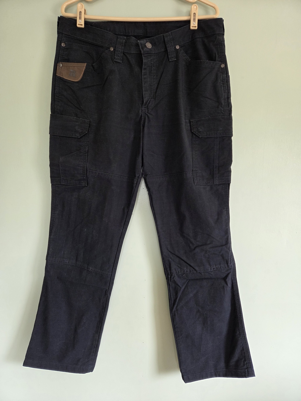 Wrangler Riggs Black Women's Boot Cut Cargo Jeans